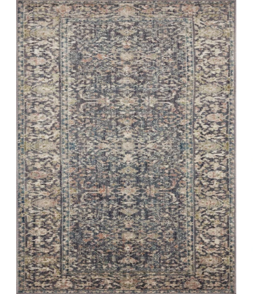 Jean Stoffer x Loloi Bradbury Midnight / Multi BRU-01 2 ft. 6 in. X 12 ft. Rectangle Rug