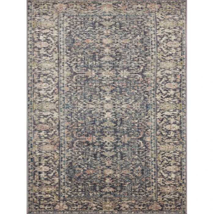 Jean Stoffer x Loloi Bradbury Midnight / Multi BRU-01 2 ft. 7 in. X 4 ft. Rectangle Rug