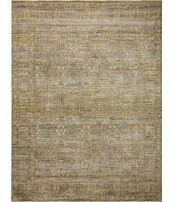 Jean Stoffer x Loloi Bradbury Dove / Gold BRU-02 7 ft. 10 in. X 10 ft. Rectangle Rug