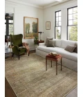 Jean Stoffer x Loloi Bradbury Dove / Gold BRU-02 7 ft. 10 in. X 10 ft. Rectangle Rug