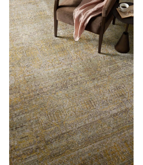 Jean Stoffer x Loloi Bradbury Dove / Gold BRU-02 7 ft. 10 in. X 10 ft. Rectangle Rug