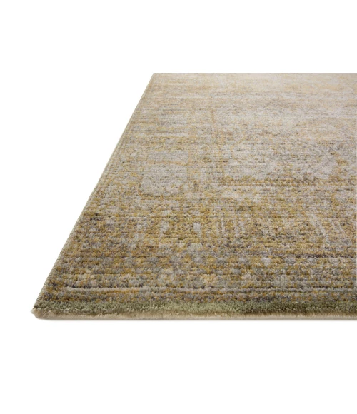 Jean Stoffer x Loloi Bradbury Dove / Gold BRU-02 7 ft. 10 in. X 10 ft. Rectangle Rug