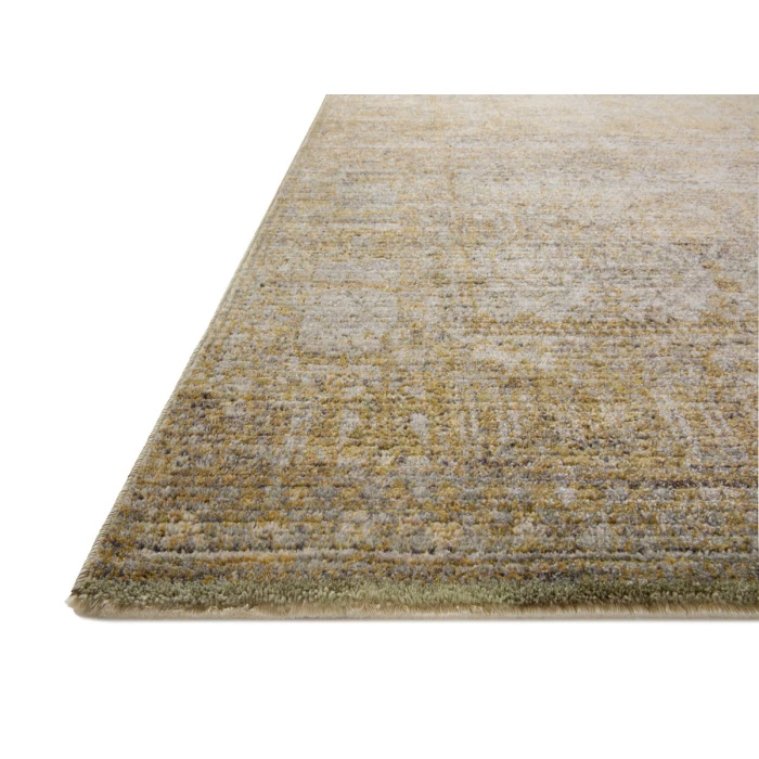 Jean Stoffer x Loloi Bradbury Dove / Gold BRU-02 2 ft. 7 in. X 4 ft. Rectangle Rug