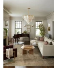 Jean Stoffer x Loloi Bradbury Dove / Gold BRU-02 7 ft. 10 in. X 10 ft. Rectangle Rug