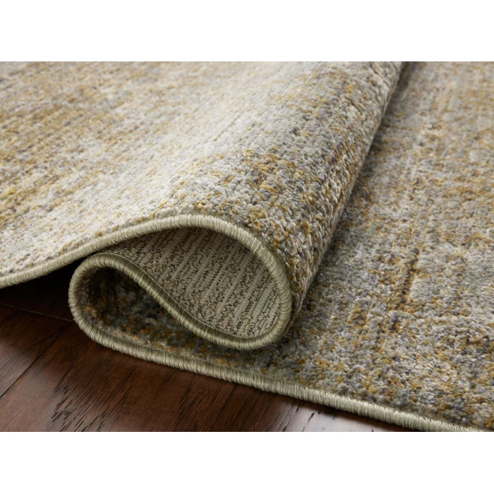 Jean Stoffer x Loloi Bradbury Dove / Gold BRU-02 2 ft. 7 in. X 4 ft. Rectangle Rug