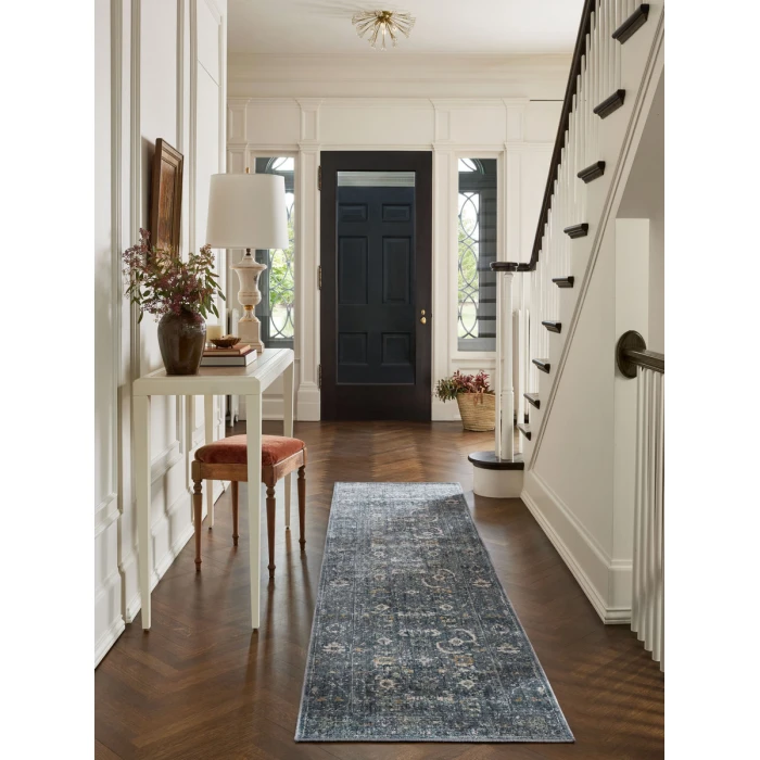 Jean Stoffer x Loloi Bradbury Ocean / Gold BRU-03 2 ft. 7 in. X 4 ft. Rectangle Rug