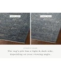 Jean Stoffer x Loloi Bradbury Ocean / Gold BRU-03 7 ft. 10 in. X 10 ft. Rectangle Rug