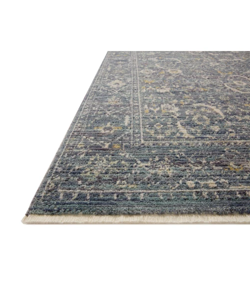 Jean Stoffer x Loloi Bradbury Ocean / Gold BRU-03 7 ft. 10 in. X 10 ft. Rectangle Rug