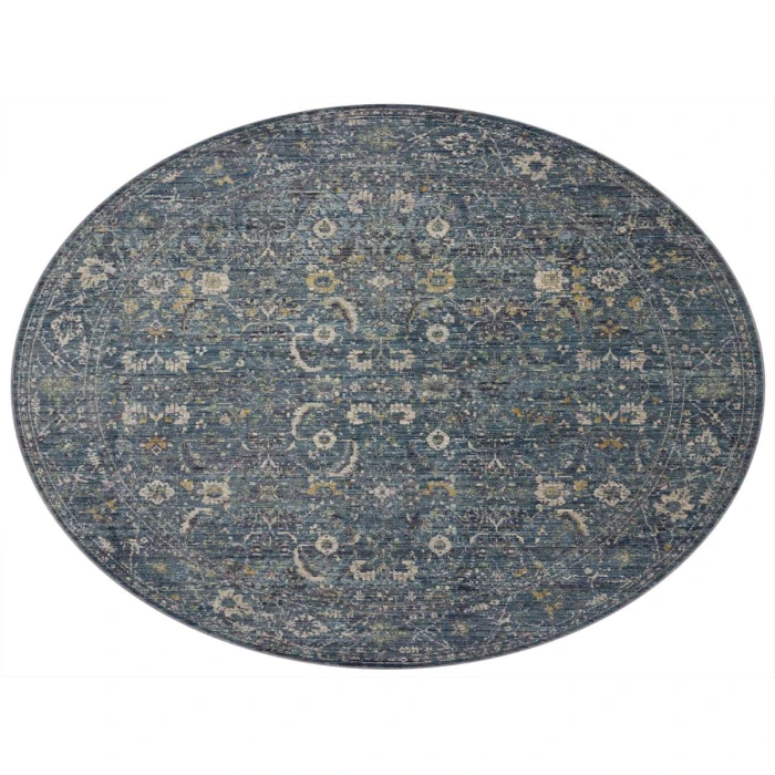 Jean Stoffer x Loloi Bradbury Ocean / Gold BRU-03 2 ft. 7 in. X 4 ft. Rectangle Rug