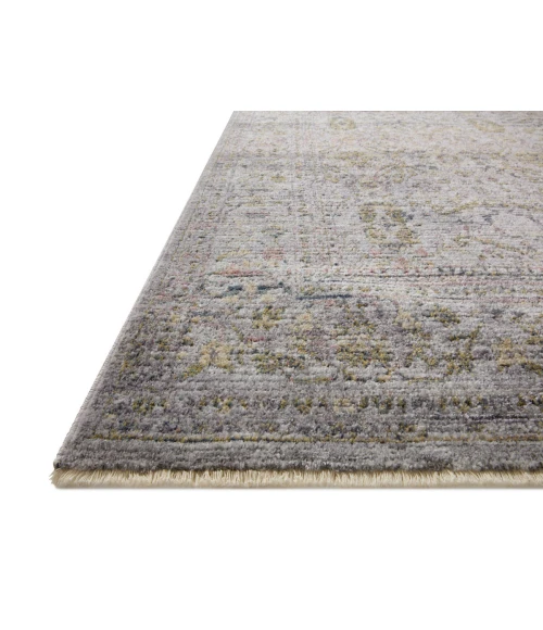Jean Stoffer x Loloi Bradbury Grey / Multi BRU-04 2 ft. 7 in. X 4 ft. Rectangle Rug