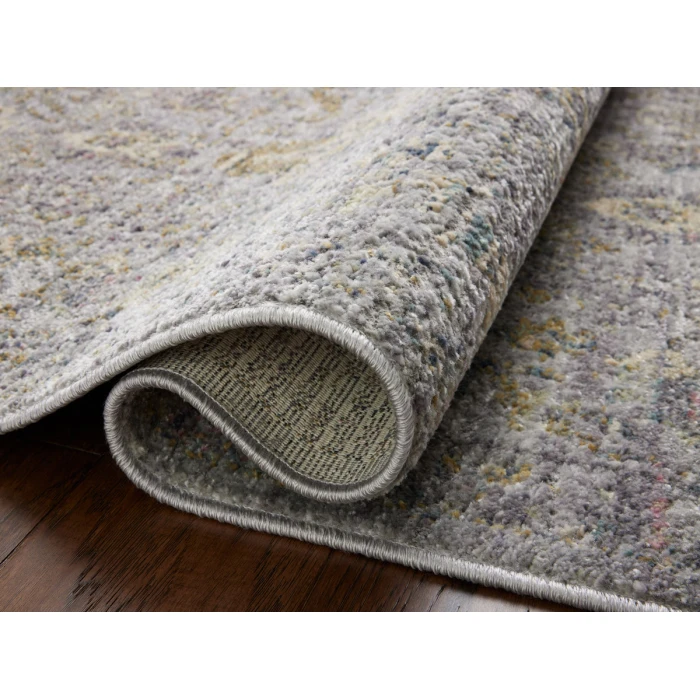 Jean Stoffer x Loloi Bradbury Grey / Multi BRU-04 2 ft. 7 in. X 4 ft. Rectangle Rug