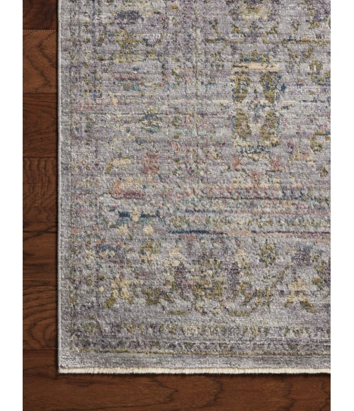 Jean Stoffer x Loloi Bradbury Grey / Multi BRU-04 2 ft. 7 in. X 4 ft. Rectangle Rug