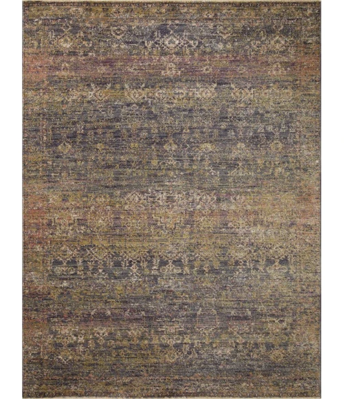 Jean Stoffer x Loloi Bradbury Ink / Multi BRU-05 2 ft. 7 in. X 4 ft. Rectangle Rug