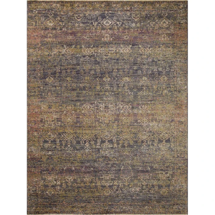 Jean Stoffer x Loloi Bradbury Ink / Multi BRU-05 2 ft. 7 in. X 4 ft. Rectangle Rug