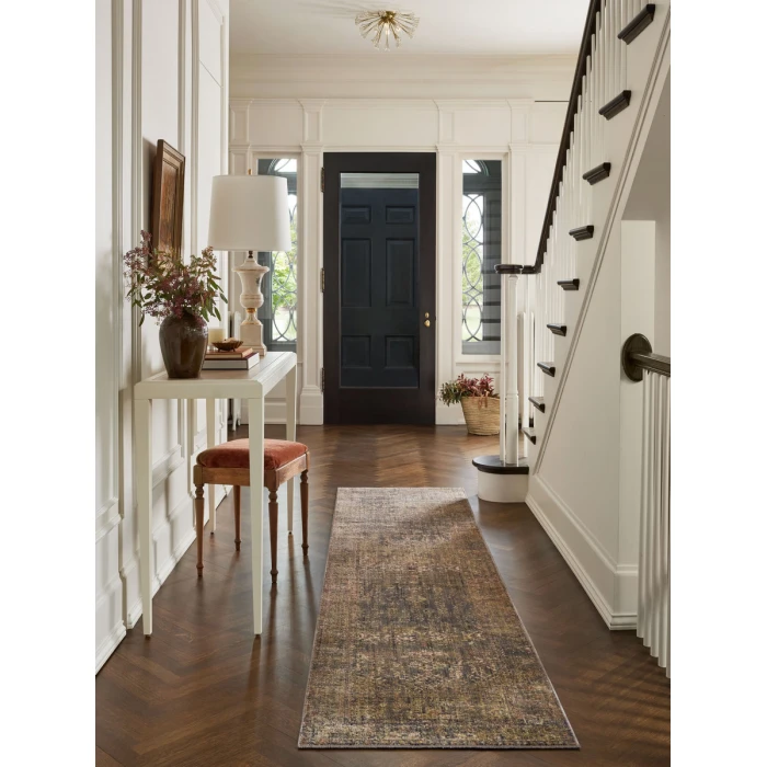 Jean Stoffer x Loloi Bradbury Ink / Multi BRU-05 2 ft. 7 in. X 4 ft. Rectangle Rug