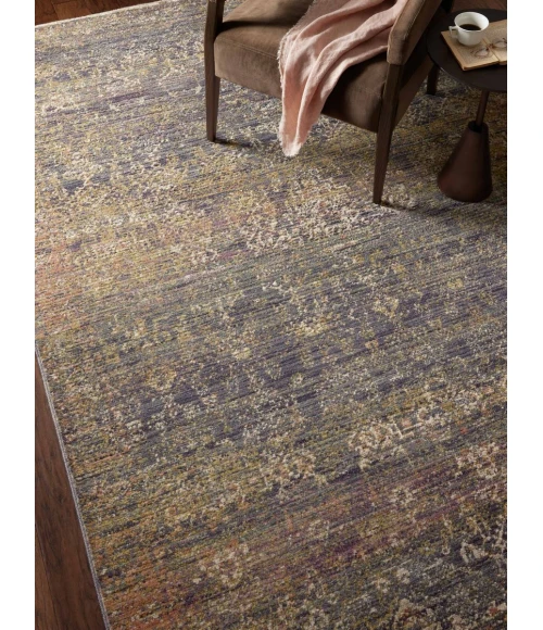 Jean Stoffer x Loloi Bradbury Ink / Multi BRU-05 2 ft. 7 in. X 4 ft. Rectangle Rug