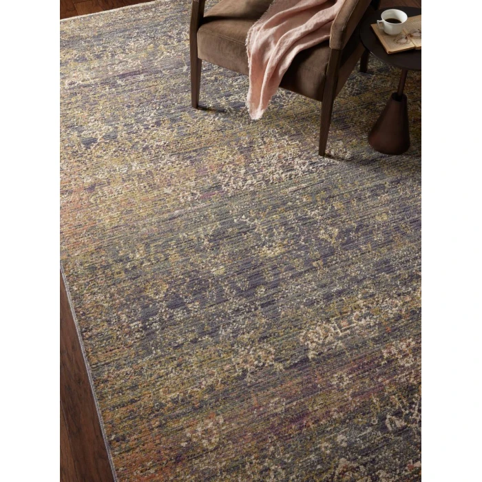 Jean Stoffer x Loloi Bradbury Ink / Multi BRU-05 2 ft. 7 in. X 4 ft. Rectangle Rug