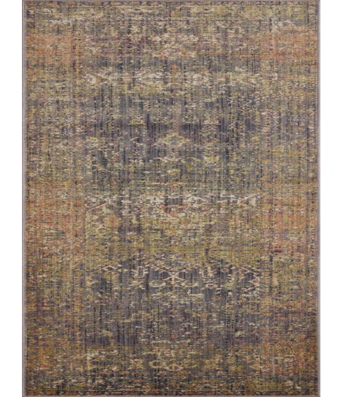Jean Stoffer x Loloi Bradbury Ink / Multi BRU-05 2 ft. 7 in. X 4 ft. Rectangle Rug