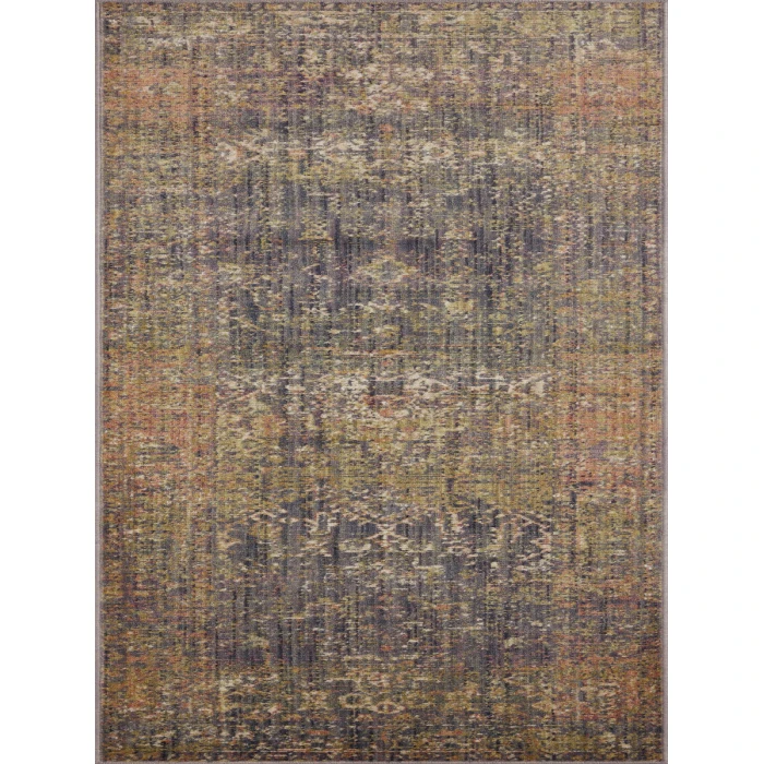 Jean Stoffer x Loloi Bradbury Ink / Multi BRU-05 2 ft. 7 in. X 4 ft. Rectangle Rug