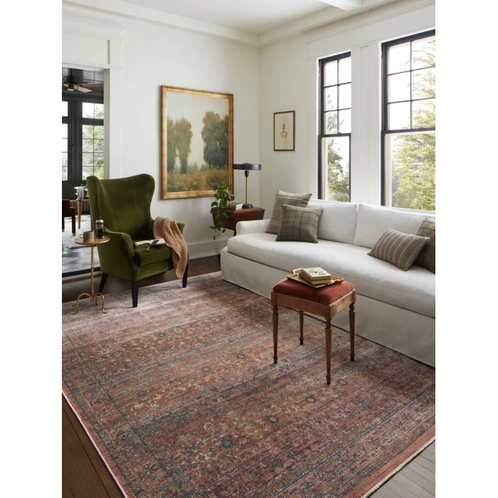 Jean Stoffer x Loloi Bradbury Sunset / Multi BRU-06 3 ft. 7 in. X 5 ft. 7 in. Rectangle Rug