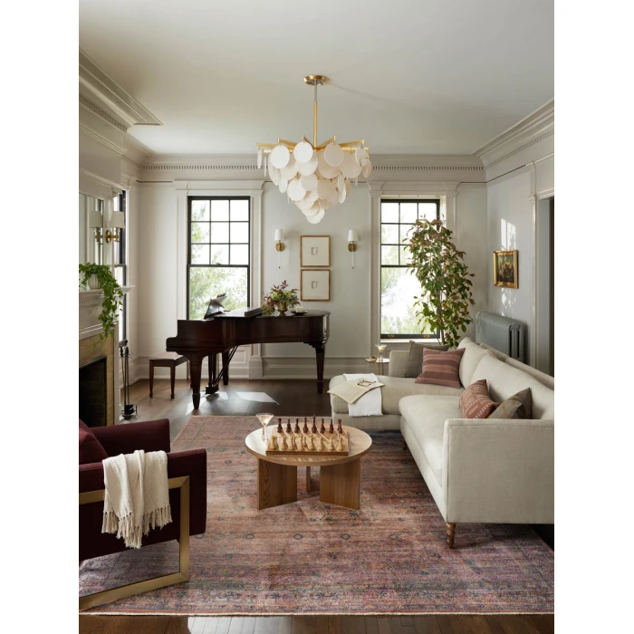 Jean Stoffer x Loloi Bradbury Sunset / Multi BRU-06 3 ft. 7 in. X 5 ft. 7 in. Rectangle Rug