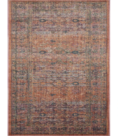 Jean Stoffer x Loloi Bradbury Sunset / Multi BRU-06 7 ft. 9 in. X 7 ft. 9 in. Round Rug