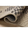 Chris Loves Julia x Loloi Bradley Beige / Midnight BRL-01 3 ft. 6 in. X 5 ft. 6 in. Rectangle Rug