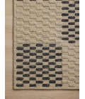 Chris Loves Julia x Loloi Bradley Beige / Midnight BRL-01 3 ft. 6 in. X 5 ft. 6 in. Rectangle Rug