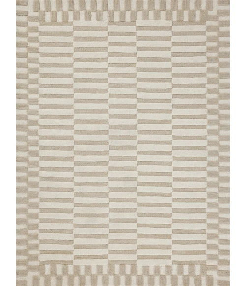 Chris Loves Julia x Loloi Bradley Ivory / Beige BRL-02 8 ft. 6 in. X 11 ft. 6 in. Rectangle Rug