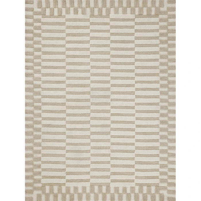 Chris Loves Julia x Loloi Bradley Ivory / Beige BRL-02 3 ft. 6 in. X 5 ft. 6 in. Rectangle Rug