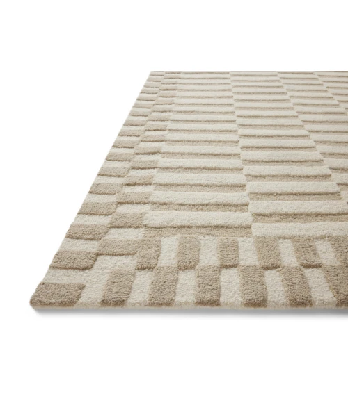 Chris Loves Julia x Loloi Bradley Ivory / Beige BRL-02 8 ft. 6 in. X 11 ft. 6 in. Rectangle Rug