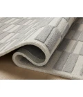 Chris Loves Julia x Loloi Bradley Ivory / Grey BRL-03 3 ft. 6 in. X 5 ft. 6 in. Rectangle Rug