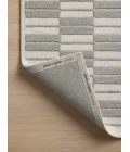 Chris Loves Julia x Loloi Bradley Ivory / Grey BRL-03 3 ft. 6 in. X 5 ft. 6 in. Rectangle Rug