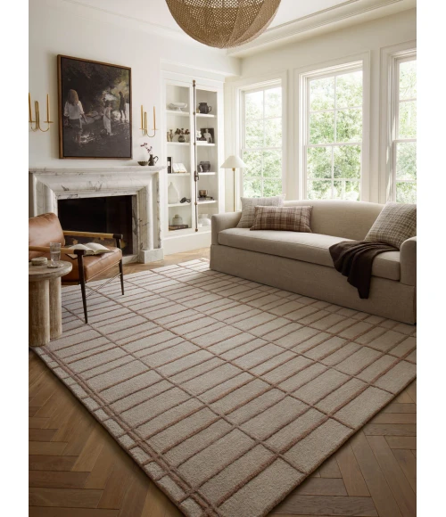 Chris Loves Julia x Loloi Bradley Rose / Blush BRL-04 3 ft. X 7 ft. Rectangle Rug