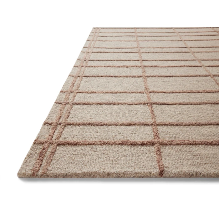 Chris Loves Julia x Loloi Bradley Rose / Blush BRL-04 7 ft. 9 in. X 9 ft. 9 in. Rectangle Rug