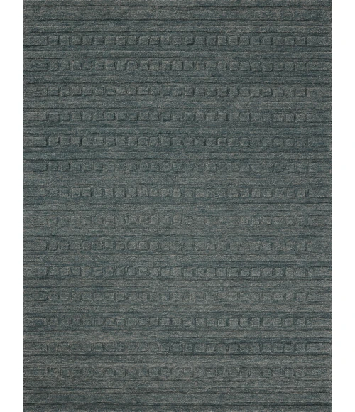 Chris Loves Julia x Loloi Bradley Teal / Teal BRL-05 18 in. X 18 in. Sample Rug