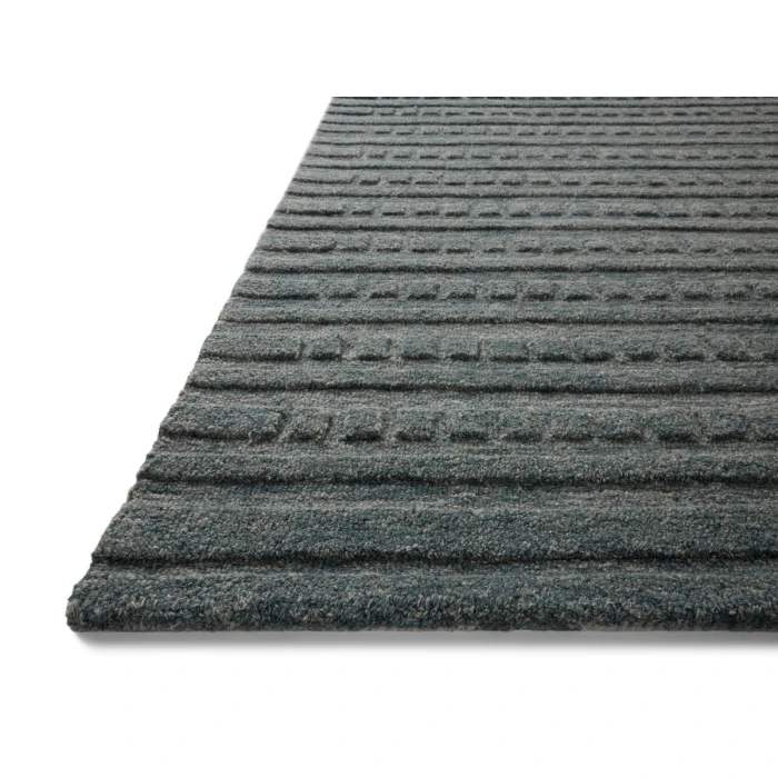 Chris Loves Julia x Loloi Bradley Teal / Teal BRL-05 7 ft. 9 in. X 9 ft. 9 in. Rectangle Rug