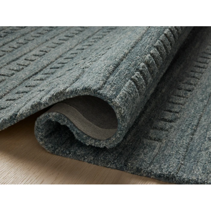 Chris Loves Julia x Loloi Bradley Teal / Teal BRL-05 7 ft. 9 in. X 9 ft. 9 in. Rectangle Rug