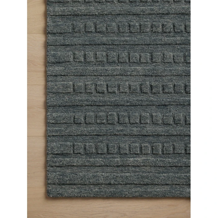 Chris Loves Julia x Loloi Bradley Teal / Teal BRL-05 7 ft. 9 in. X 9 ft. 9 in. Rectangle Rug