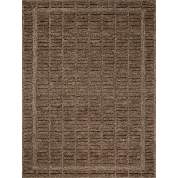 Chris Loves Julia x Loloi Bradley Cocoa / Cocoa BRL-06 2 ft. 6 in. X 9 ft. 9 in. Rectangle Rug