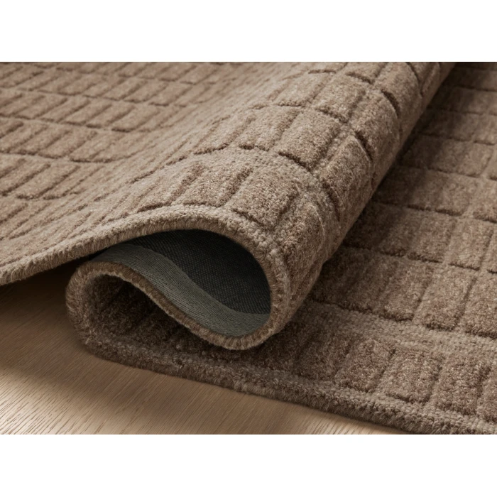 Chris Loves Julia x Loloi Bradley Cocoa / Cocoa BRL-06 2 ft. 6 in. X 9 ft. 9 in. Rectangle Rug