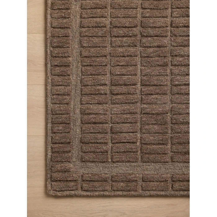 Chris Loves Julia x Loloi Bradley Cocoa / Cocoa BRL-06 2 ft. 6 in. X 9 ft. 9 in. Rectangle Rug