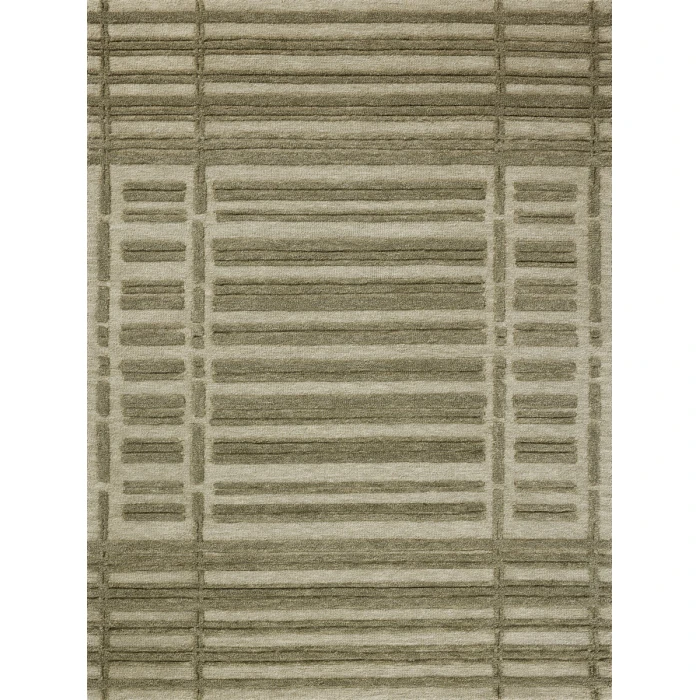 Chris Loves Julia x Loloi Bradley Sage / Olive BRL-07 9 ft. 3 in. X 13 ft. Rectangle Rug