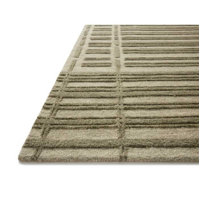 Chris Loves Julia x Loloi Bradley Sage / Olive BRL-07 9 ft. 3 in. X 13 ft. Rectangle Rug