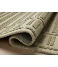 Chris Loves Julia x Loloi Bradley Sage / Olive BRL-07 18 in. X 18 in. Sample Rug