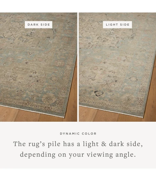 Loloi Briar Sky / Moss BRR-01 9ft.-3in. X 13ft. Rect. Rug