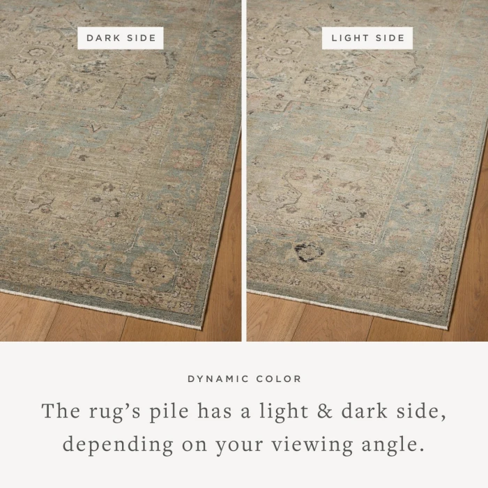 Loloi Briar Sky / Moss BRR-01 7ft.-10in. X 7ft.-10in. Round Rug