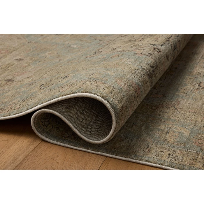 Loloi Briar Sky / Moss BRR-01 7ft.-10in. X 7ft.-10in. Round Rug