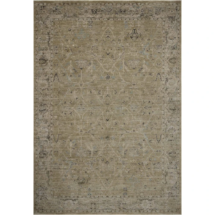 Loloi Briar Olive / Stone BRR-02 9ft.-3in. X 9ft.-3in. Round Rug
