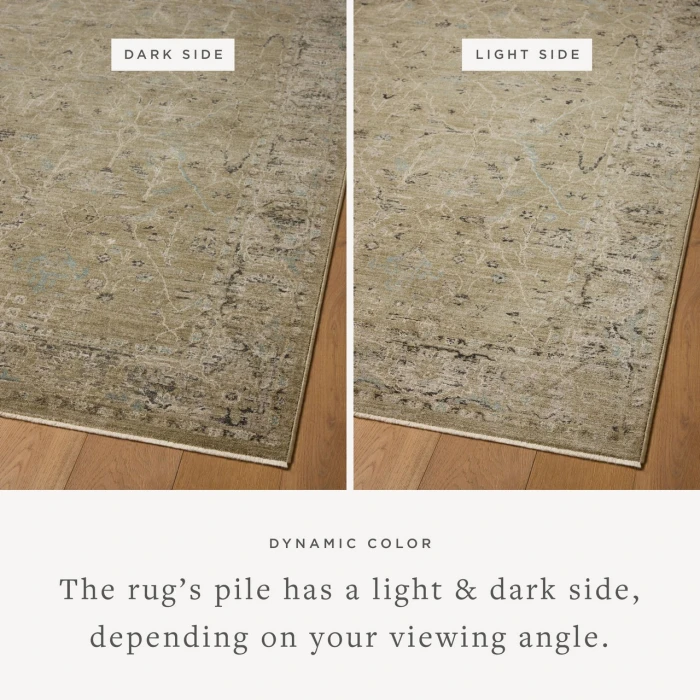Loloi Briar Olive / Stone BRR-02 9ft.-3in. X 9ft.-3in. Round Rug